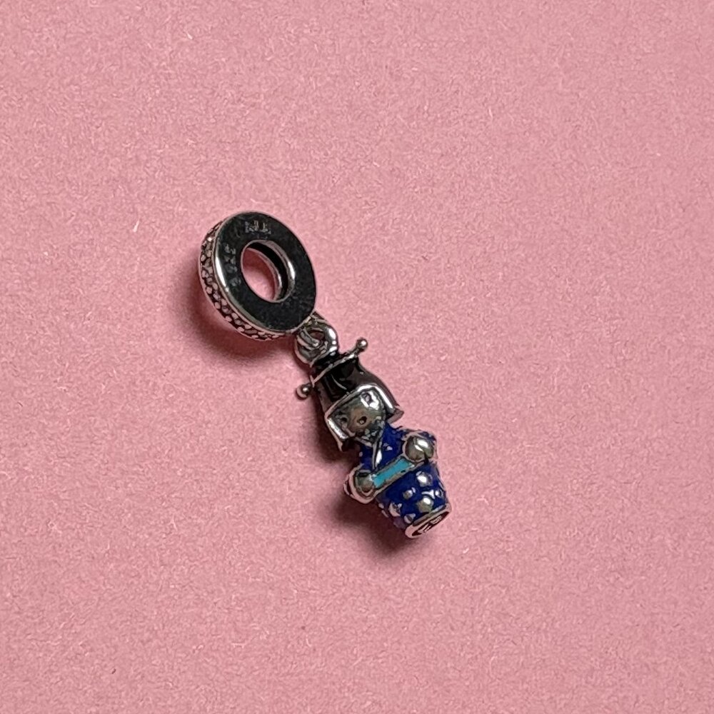 Pandora Japanese Doll in Blue Kimono Dangle Charm